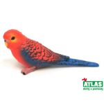 A - Figurka Rosela červená 7,5 cm
