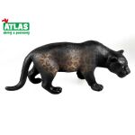 B - Figurka Levhart skvrnitý černý panter 11,5 cm