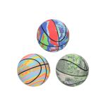 Míč basketbal duhový 9 cm
