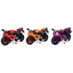 Motorka na zpětné natažení s efekty 16cm