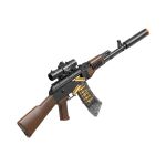 Puška AK-47 s patronami a pěnovými náboji 91 cm