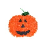 Dekorace Halloween dýně 26x28 cm na zavěšení
