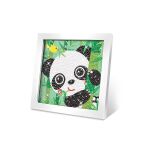 Kreativní set obraz s kamínky panda 17cm