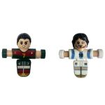 Fotbalista figurka vystřelovací set s páskami 7 cm set 5 ks