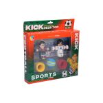 Fotbalista figurka vystřelovací set s páskami 7 cm set 5 ks