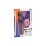 Hodinky a vysílačka walkie-talkie set fialové 2 ks
