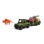 Auto šroubovací s vlečkou a dinosaurem 34 cm