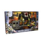 Robot mecha s efekty set s tahačem a helikoptérou 60 cm
