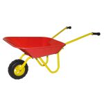 Plechové kolečko - červené 82x42x35 cm - Český obal