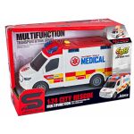 Auto sanitka s efekty 15,5 cm