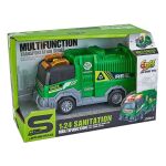 Auto popelářské s efekty 16 cm