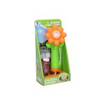 Bublifuk slunečnice se světelnými efekty 100 ml 27 cm
