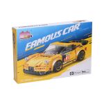Stavebnice Auto žluté 16,5 cm