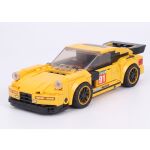 Stavebnice Auto žluté 16,5 cm