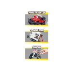 Terénní auto s motorkou a efekty 43 cm