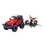 Terénní auto s motorkou a efekty 43 cm