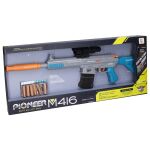 Puška Pioneer M416 s pěnovými náboji a patronami 71 cm