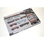 Vlakový set se světelnými efekty 122x68 cm