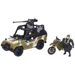 Vojáci set s vozidlem 21 cm