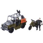 Vojáci set s vozidlem 21 cm