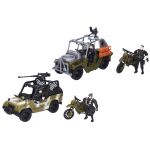 Vojáci set s vozidlem 21 cm