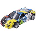Auto s graffiti kovové 9 cm