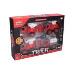 Auto šroubovací hasičské set 4 ks 13 cm