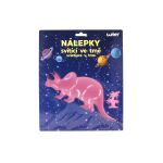 Nálepky 25,5x31 cm svítící ve tmě Dinosauři