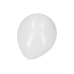 Balónek nafukovací 30 cm - sada 10ks, bílý
