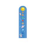 Dětský metr na zeď pěnový vesmír 120 cm