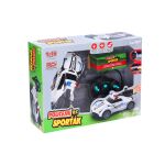 Auto policejní svítící s kouřovými efekty RC na dálkové ovládání 18 cm - český obal