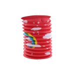 Lampion válec 15 cm Duha