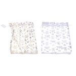Sáček ORGANZA Vločky 20x30 cm Vánoce