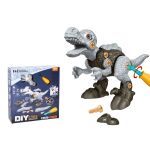 Dinosaurus s kostrou šroubovací šedý