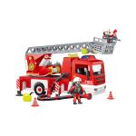 Hasičské auto s žebříkem stavebnice 40 cm
