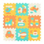 Puzzle pěnové doprava 9 ks