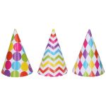 Párty kloboučky MIX 15 cm, 6 ks