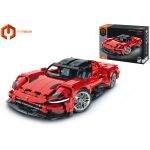 iM.Master Stavebnice auto sportovní červené 34,7x16,7x8,4 cm