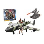Letadlo s figurkami a efekty 48 cm