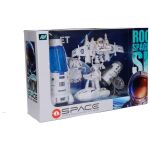 Vesmírný set s 2 figurkami 8 cm a raketou 21cm