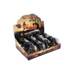 Dekorace Halloween dýně 8,5x6,5 cm svítící