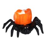 Dekorace Halloween pavouk 9x6x5,5 cm svítící