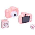 Dětský digitální fotoaparát růžový - foto 48Mpx, video Full HD - český obal