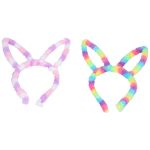 Set karneval - čelenka uši MIX barev