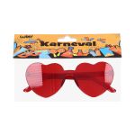 Set karneval - brýle plastové srdíčka