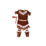 Set karneval - indiánka M 110-120 cm