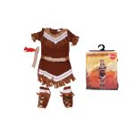 Set karneval - indiánka M 110-120 cm