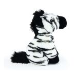 Plyšová zebra sedící 18 cm ECO-FRIENDLY