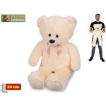 Plush Friends medvěd plyšový 80cm béžový s mašlí