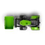 ECO MultiGO Zelený traktor s vidlemi, paleta, koš, Igráček